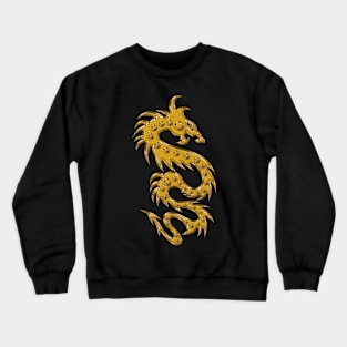 Golden Creature | Dragon | Cherie's Art Crewneck Sweatshirt